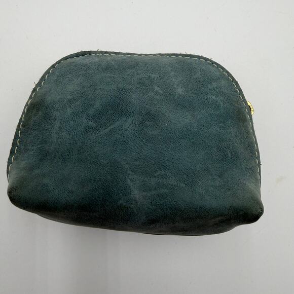 Portland Leather Company Coin Purse Bag Teal Small MermaidCore Vacation Coastal - Picture 2 of 8